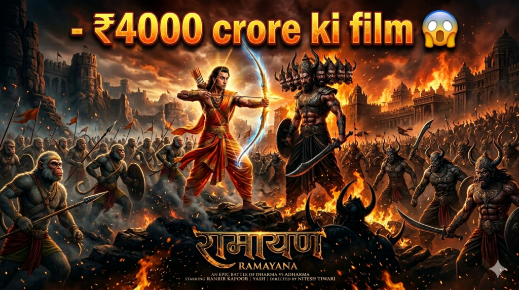 Ramayana Movie 2026: Ranbir Kapoor ka Ram Look Leak? Yash banenge sabse khatarnak Ravan! 😱