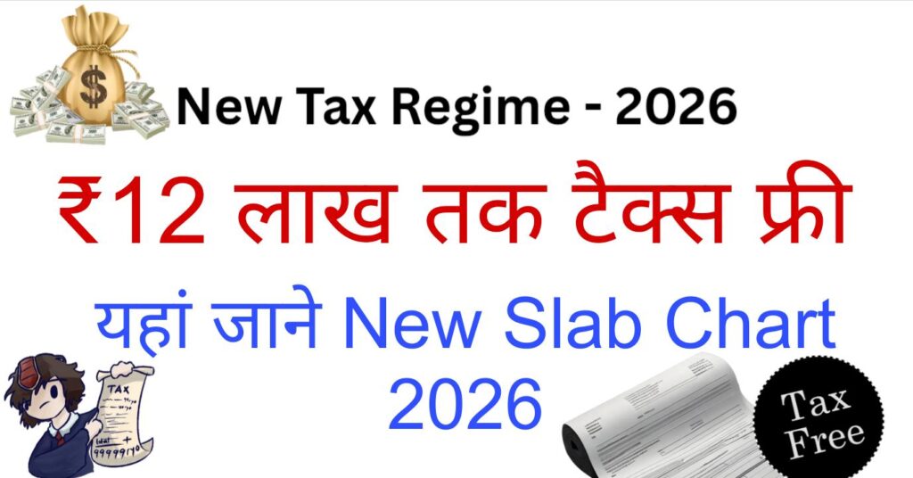 New Tax Regime 2026: ₹12 लाख तक टैक्स फ्री , 75 हजार स्टैंडर्ड डिडक्शन पक्का