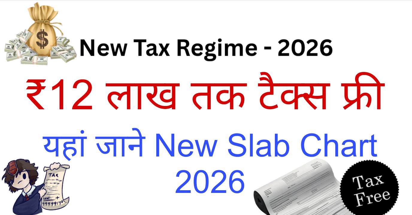 New Tax Regime 2026: ₹12 लाख तक टैक्स फ्री , 75 हजार स्टैंडर्ड डिडक्शन पक्का